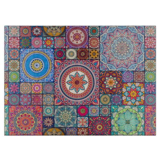 Planche À Découper Motif Mandala (Devant)