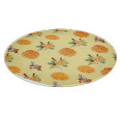 Planche À Découper Motif mandarins (Coin)