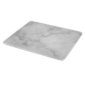 Planche À Découper Motif Marbre blanc élégant (Coin)