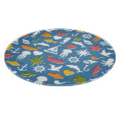 Planche À Découper Motif marin de symboles (Coin)