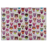 Planche À Découper Motif mignon d'arrière - plan de hibou pour des (Devant)