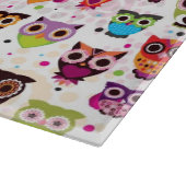 Planche À Découper Motif mignon d'arrière - plan de hibou pour des (Coin)