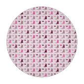 Planche À Découper Motif mignon de filles de chaton (Devant)