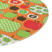 Planche À Découper Motif mignon d'illustration de pomme (Coin)