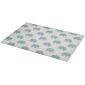 Planche À Découper Motif mignon turquoise d'éléphant (Coin)