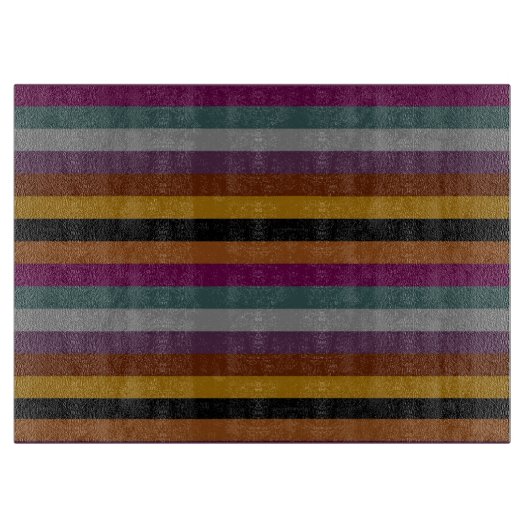 Planche À Découper Motif multicolore rétro 4 (Devant)