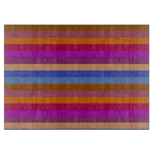 Planche À Découper Motif multicolore rétro 6 (Devant)