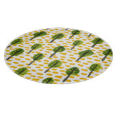 Planche À Découper Motif Naïve Green Black Tree (Coin)