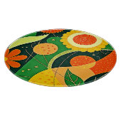 Planche À Découper Motif naturel stylisé (Coin)