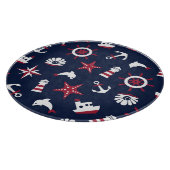 Planche À Découper Motif nautique de mer (Coin)