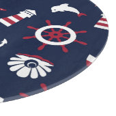 Planche À Découper Motif nautique de mer (Coin)