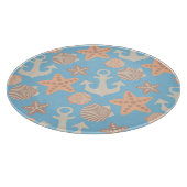 Planche À Découper Motif nautique Pastel (Coin)