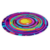 Planche À Découper Motif Neon Circle Vortex (Coin)
