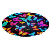 Planche À Découper Motif néon papillon (Coin)