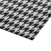 Planche À Découper Motif noir blanc de Houndstooth (Coin)