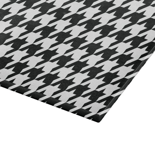 Planche À Découper Motif noir blanc de Houndstooth (Coin)