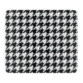 Planche À Découper Motif noir blanc de Houndstooth (Devant)