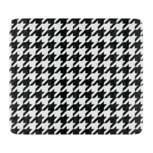 Planche À Découper Motif noir blanc de Houndstooth