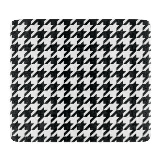 Planche À Découper Motif noir blanc de Houndstooth