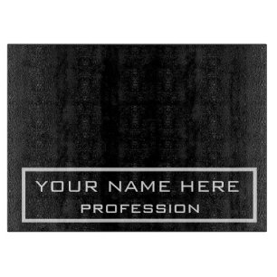 Planche À Découper motif noir et jaune