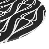 Planche À Découper Motif noir moderne (Coin)