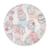 Planche À Découper Motif OEufs et points de Pâques (Devant)