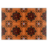 Planche À Découper Motif orange de Suzani (Devant)