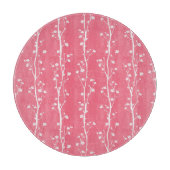 Planche À Découper Motif oriental de fleur de prune (Devant)