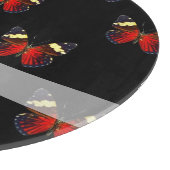 Planche À Découper Motif papillon rouge et noir (Coin)