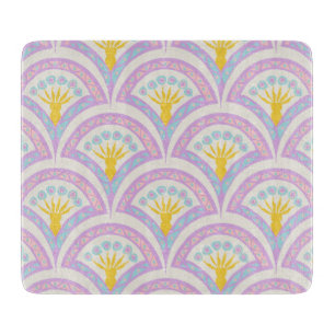 Planche À Découper Motif Pastel en Coquille