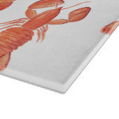 Planche À Découper Motif peint à la main pour langouste de homard (Coin)
