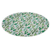 Planche À Découper Motif Plante de Cactus d'aquarelle (Coin)