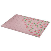 Planche À Découper motif pois noir cerisier d'aquarelle mignon (Coin)