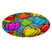 Planche À Découper Motif Poivrons Pop Art (Coin)