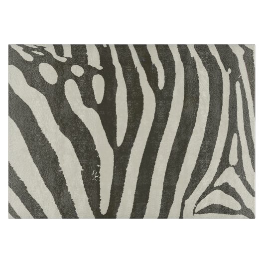 Planche À Découper Motif Poster de animal Zebra Stripe (Devant)
