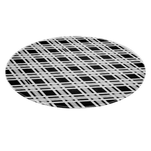 Planche À Découper Motif rayé de plaid (Coin)