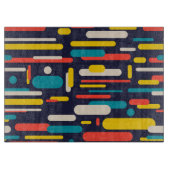 Planche À Découper Motif rectangulaire arrondi géométrique (Devant)