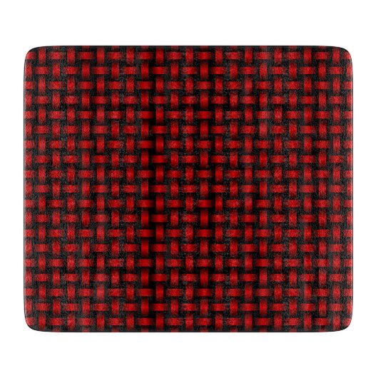 Planche À Découper Motif Red Black Weaver (Devant)