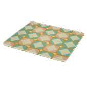 Planche À Découper Motif rétro continu avec des carrés arrondis (Coin)