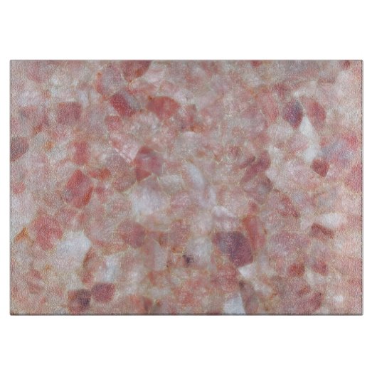 Planche À Découper Motif rose à quartz rose (Devant)