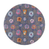 Planche À Découper Motif rose de champ de résumé (Devant)