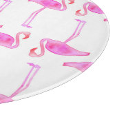 Planche À Découper Motif rose de Flamant rose (Coin)