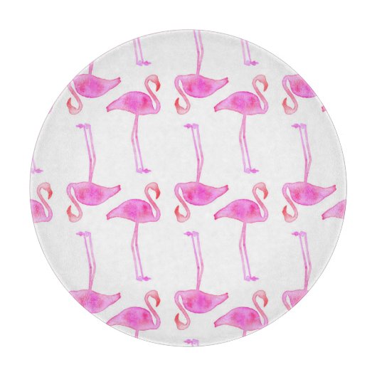 Planche À Découper Motif rose de Flamant rose (Devant)