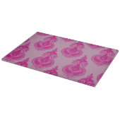 Planche À Découper Motif rose de Paisley (Coin)