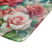 Planche À Découper Motif Rose Fantaisiste (Coin)