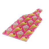Planche À Découper Motif rose Kawaii avec crème glacée aux fraises (Coin)