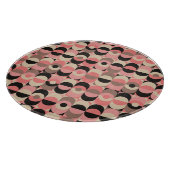 Planche À Découper Motif rose moderne de la moitié du siècle (Coin)