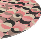 Planche À Découper Motif rose moderne de la moitié du siècle (Coin)