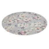 Planche À Découper Motif rose mou d'aquarelle (Coin)