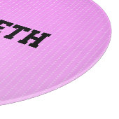 Planche À Découper Motif rose points blancs (Coin)